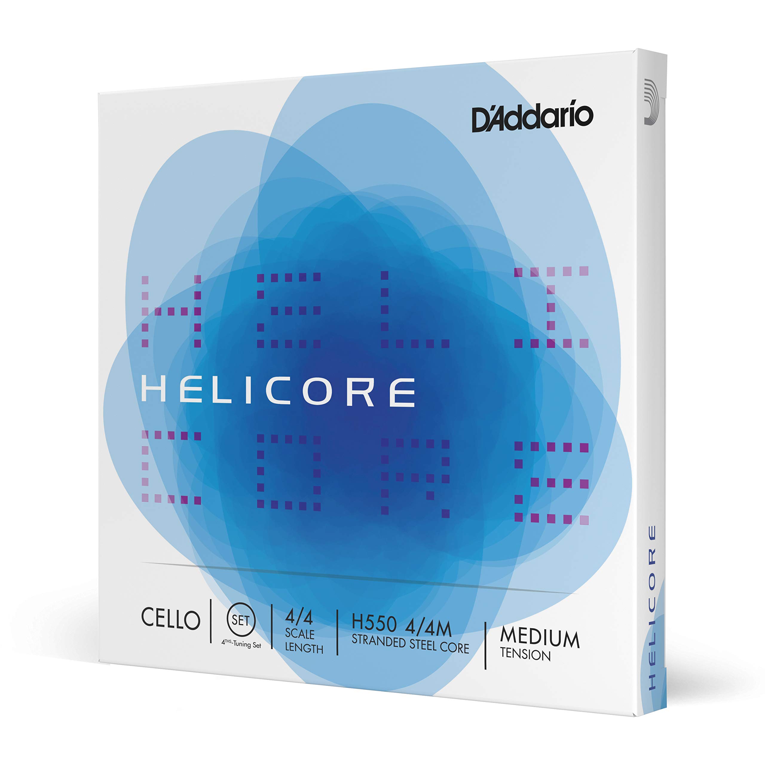 

Cello String Helicore Set H550 Medium Tension D Addario Fourths-Tuning 4/4M []