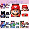 Cartable Dessin Animé Thème Mario Pour Étudiants Matériau Tissu Oxford Résistant à l'Eau Et Durable Plusieurs Styles Disponibles