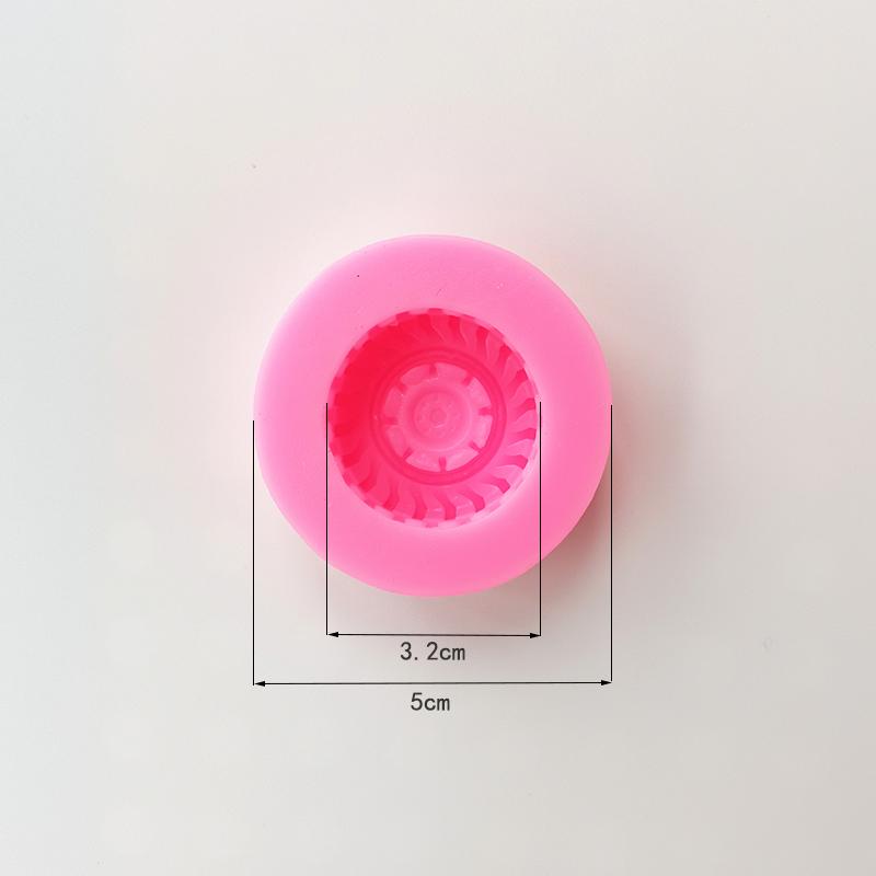 Plastic Baking Tools Cake Decoration Ornaments Fortune Happiness Longevity Spring Loaded Cutting Mold Sugar Art Moulds