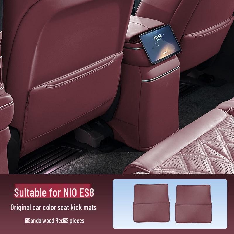 NIO ES8 Seat Kick Mats: Protective Covers for Rear Seat Footrests, Compatible with 26 Models