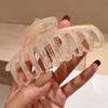 7Designs Giant Flower Cross Acrylic Hair Claw Clips for Women Accessories Jewelry Korean Jelly Large Resin Crab Clamp Headwear