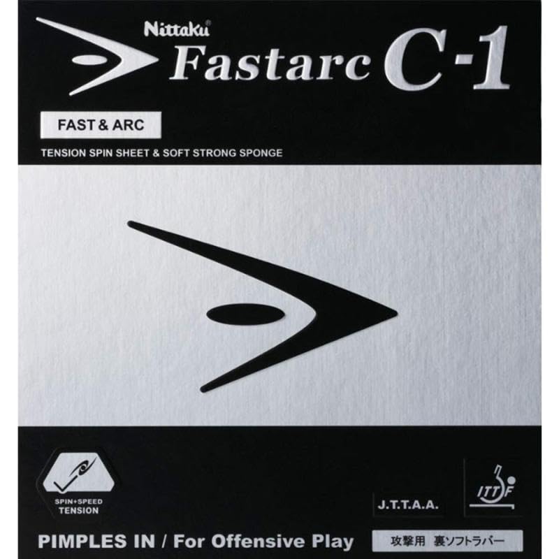 

[OKN] Table Tennis Rubber Fastark C-1 NR8706 Red Extra Thick