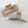 2Pcs Headwear Set Women Fashion Claw Clip Coffee Black Acrylic Large Hair Claw Korean For Girl Clip Barrette Hair Accessories