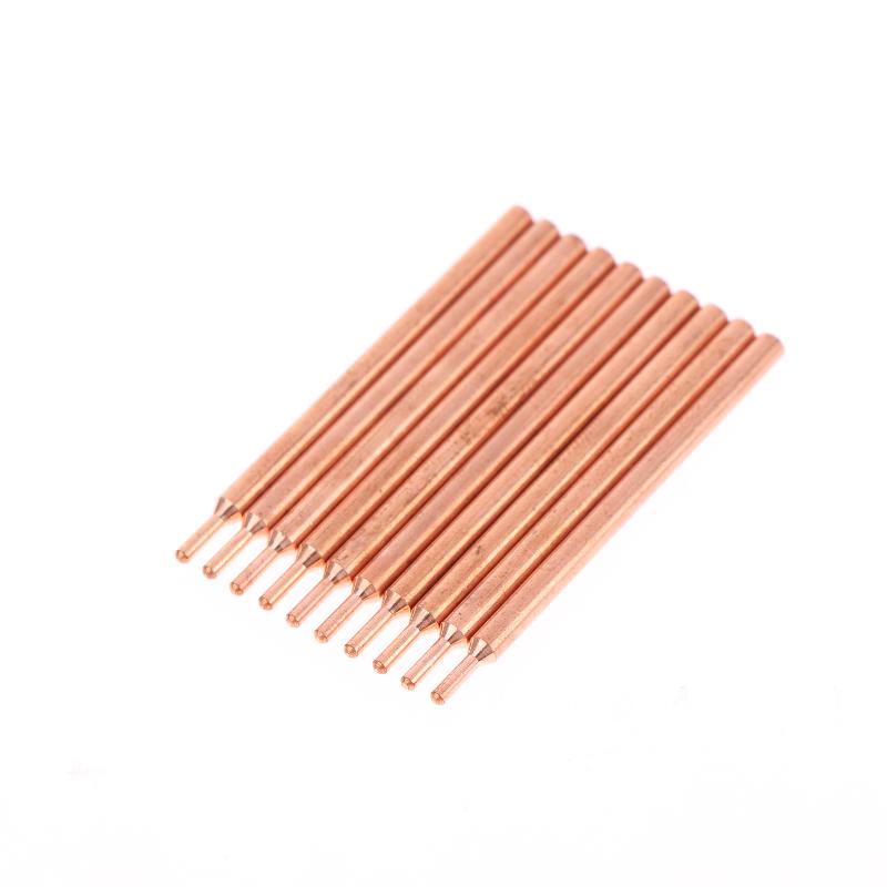 2/5/10 Stück 3MM Violette Kupferoxid-Elektrodenköpfe 18650 Leistungsbatterie Doppelkopf-Punktschweißnadel