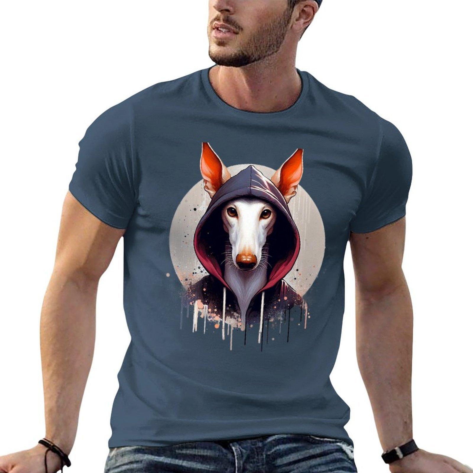 Funny Crazy Podenco Ibicenco In Hoodie Tshirt Cotton T Shirts High Quality T Shirts For Unisex Cotton Tshirt S