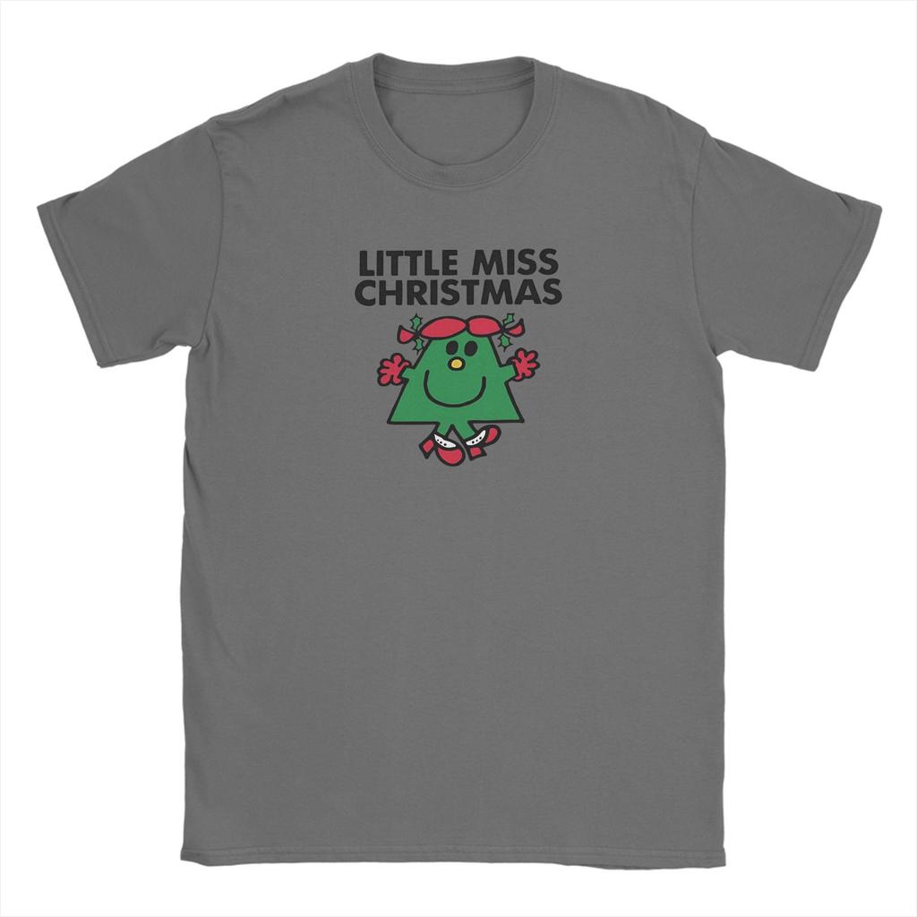 Little Miss Christmas T-Shirt Sommer Reine Baumwoll-T-Shirts für Männer Hipster Lockeres T-Shirt Kurzärmeliges Klassisches Top T-Shirts