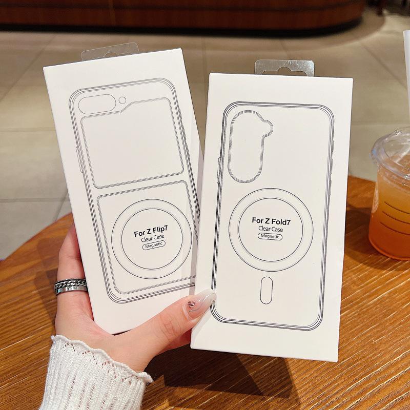 Z FLIP7 Magnetic Transparent Anti-Drop Case for Samsung Z Fold 7