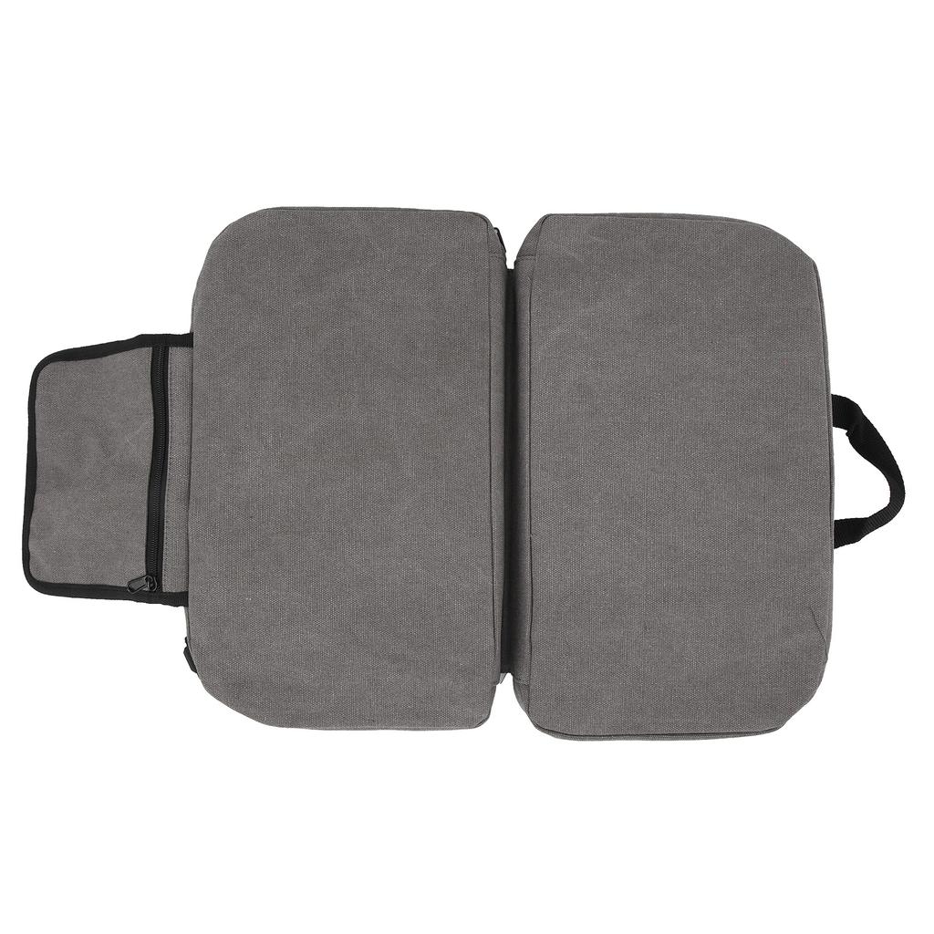 Beheiztes Stuhlkissen, grau, faltbar, einstellbare Temperatur, USB-betrieben, tragbar, warm, Stuhlpolster für