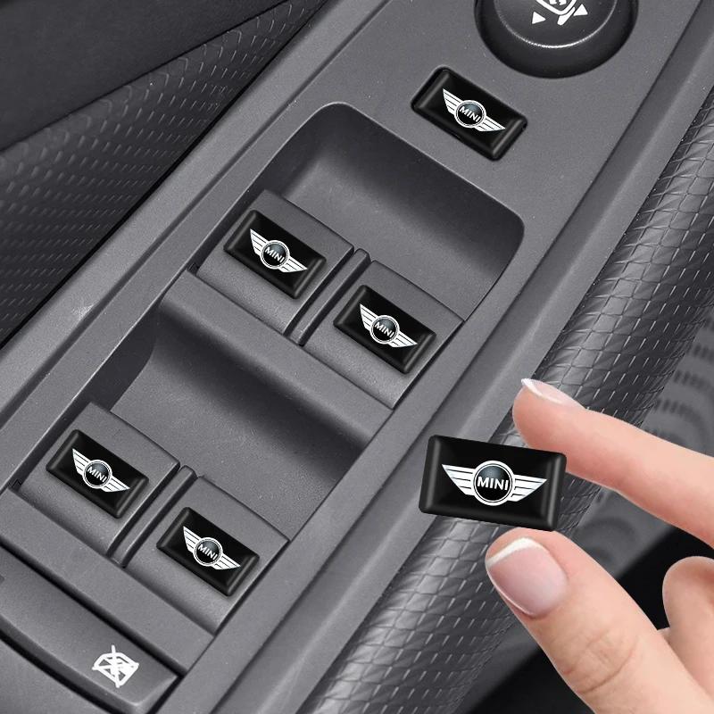10pcs/set 3D Styling Car Epoxy Emblem Stickers Decor Accessories For Mini Cooper R53 R50 F54 F55 F56 F57 F60 R52 R55 R56 R57