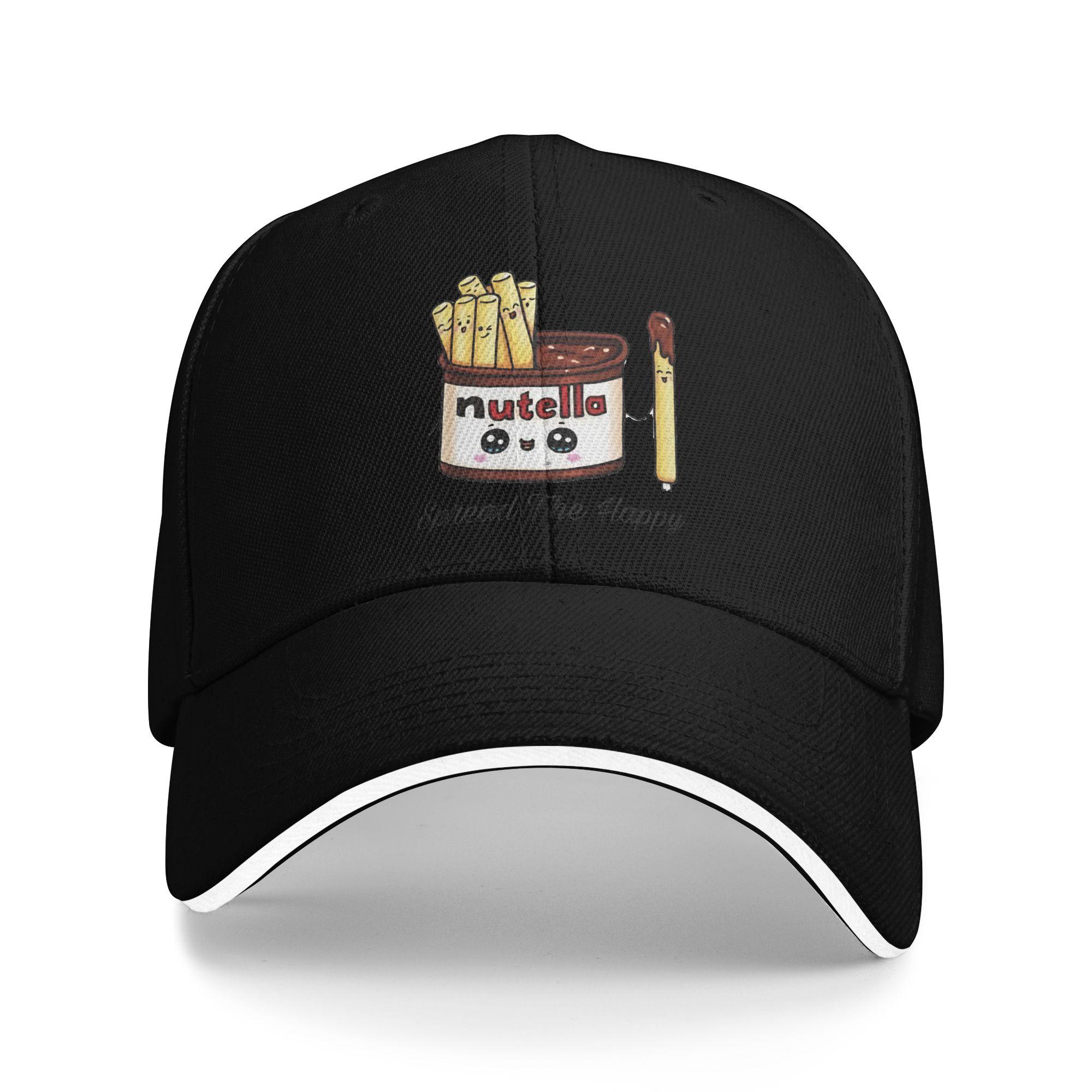 Nutella Spread the Happy Baseball Cap  Classic Trucker Hat Summer Couple Women Kpop Rock Baseball Caps One Size