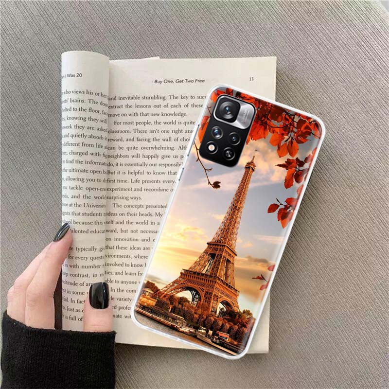 Eiffel Tower Art Phone Case For Xiaomi Poco F7 14 Ultra Mi 9T 12T 11T 13 15 Pro 12 11i 12X 10T 11 10 9 8 Lite 5G A3 CC9E Cover C