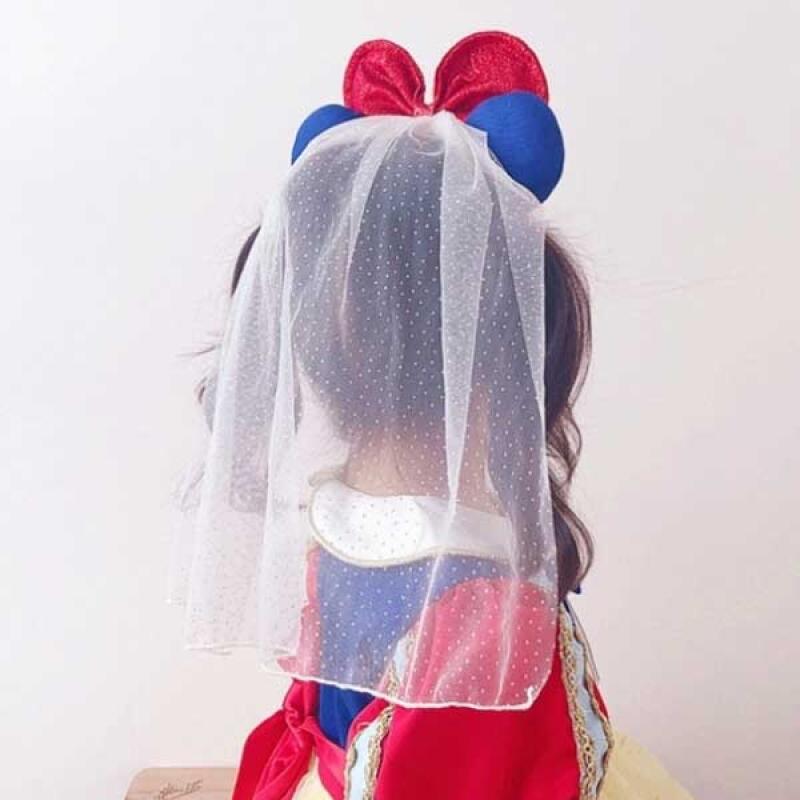 Mickey Minnie Birthday Party Supplies Veil Headband