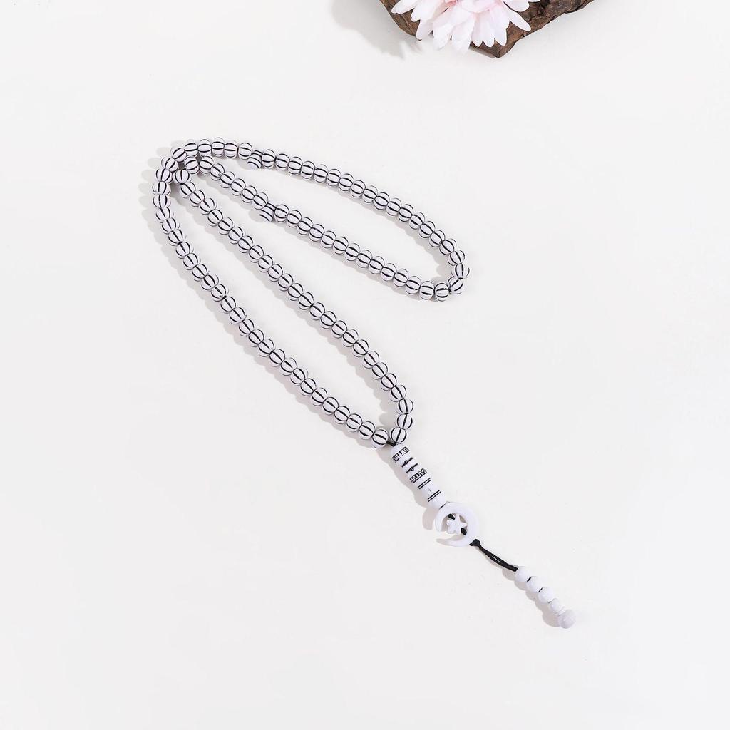 Muslimische Gebetsperlen aus Acryl - 33 Handgehaltene Zikr-Perlen, Schmuck im nahöstlichen Stil