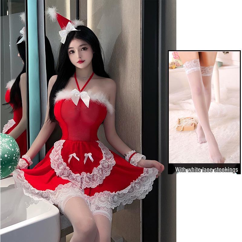 Sexy Christmas Lingerie Bunny Temptation Set for Women