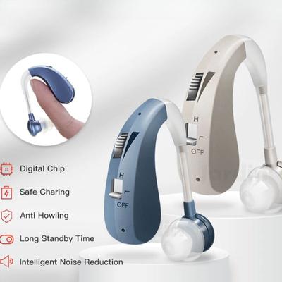 Audífonos recargables para sordera/ancianos ajustables Micro inalámbricos tamaño Mini audífono amplificador de sonido para oído