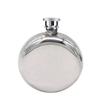3 Oz Portable Stainless Steel Round Hip Flask Liquor Whisky Alcohol Cap Funnel Drinkware Bottle Outdoor Camping Picnic Travel Round Jug Bottle
