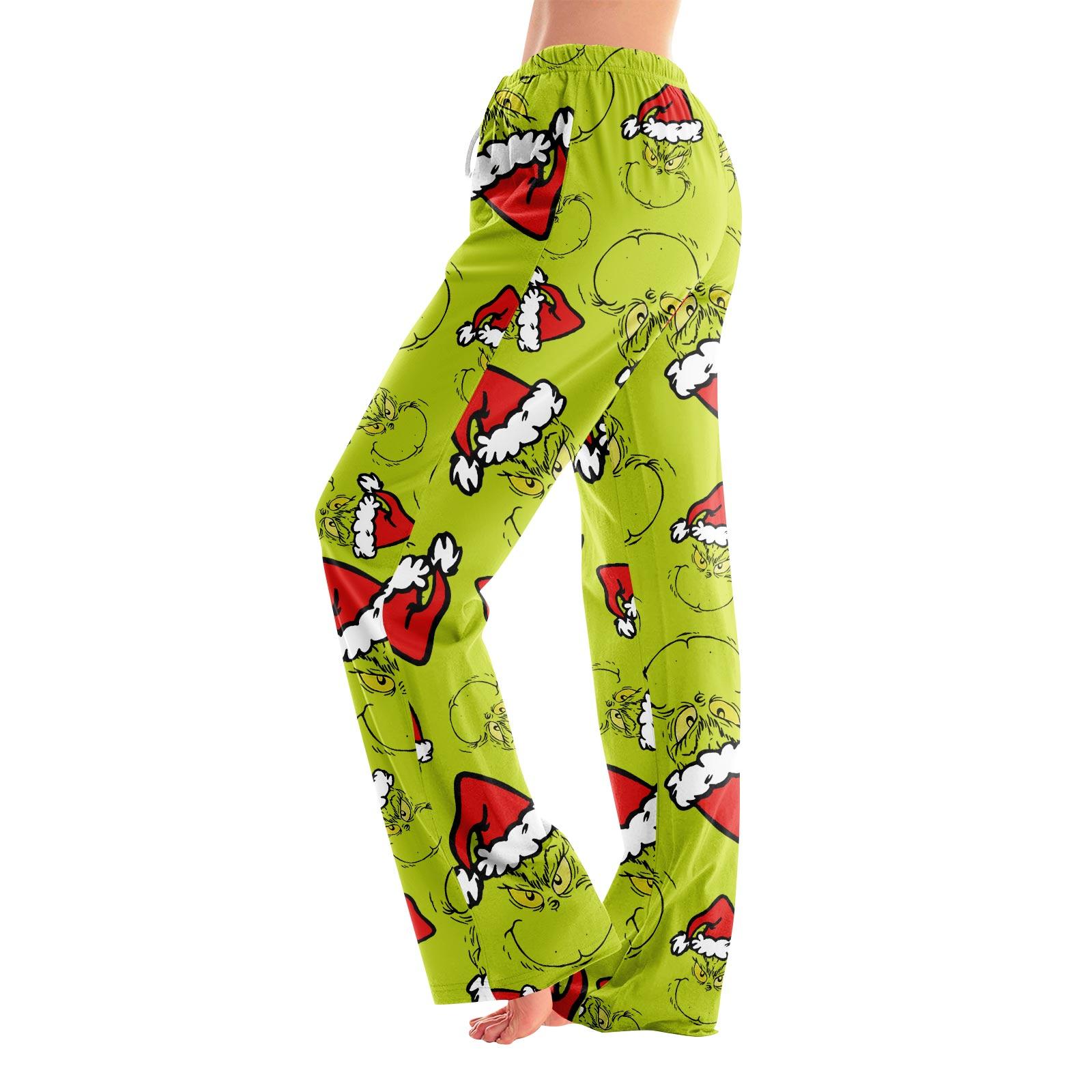 

Пижамные брюки Домашняя одежда Повседневные Брюки на кулиске с эластичной талией Удобные Прямые Брюки для йоги Свободные XL жёлтый