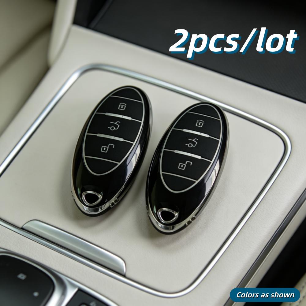 

2 шт./лот Чехлы для корпуса автомобильного ключа для FAW BESTUNE T77 Pro T33 T55 T99 Защитный чехол для пульта дистанционного ключа, подходит только для показанного автомобильного ключа