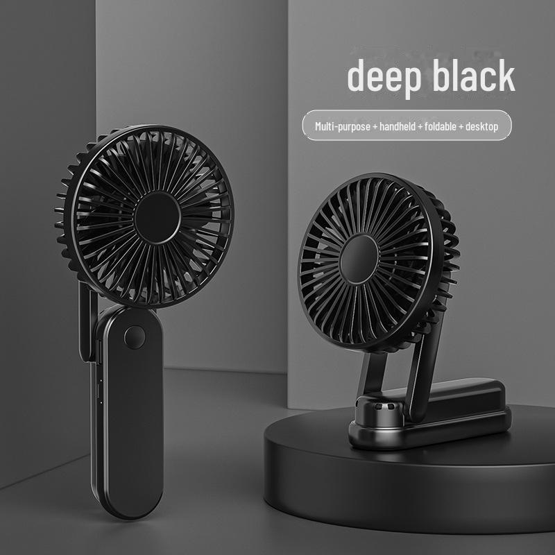 Ventilador dobrável recarregável USB portátil - Mini ventilador portátil ultra silencioso e multifuncional