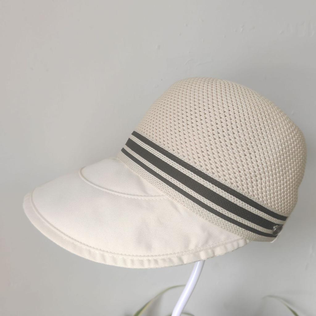 Spring and summer large brim vinyl sun hat UPF + UV protection Velcro adjustable hat circumference sun protection hat