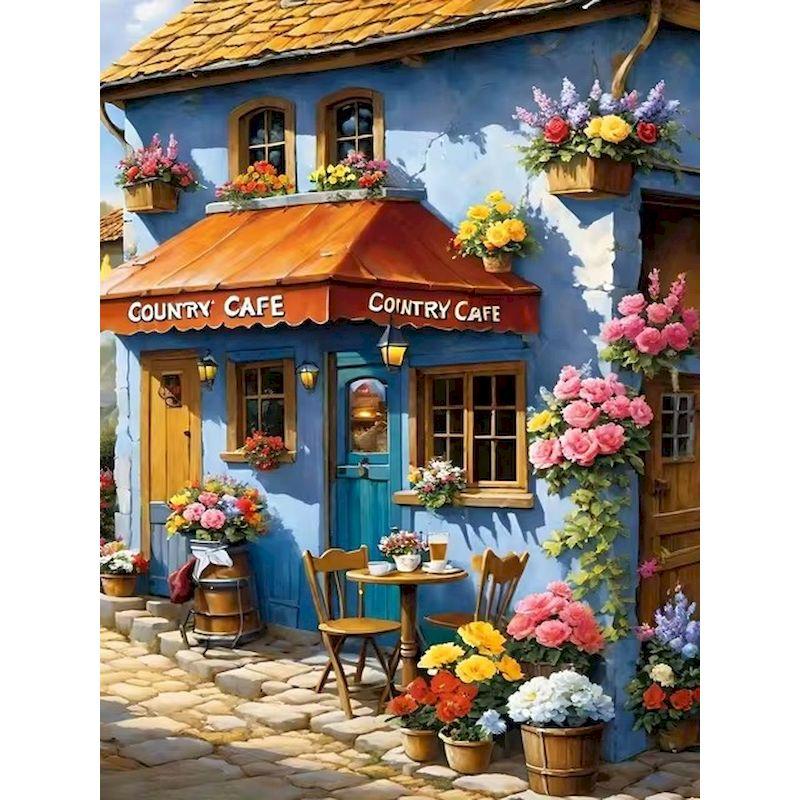 5d Diament Malarstwo Krajobraz Ulica Miasto Pełne Wiercenie Wystrój Domu Diament Haft Kwiat Mozaika 5d Diy Prezent Wystrój Domu