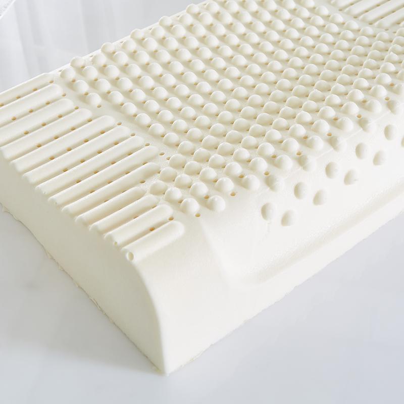 60X40/50X30CM Latex Pillow Neck Pain Protect Vertebrae Sleeping Cushion Orthopedic Cervical Thailand Natural Pillows for Bed