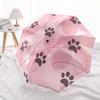 1pc Paw Prints Pet Lover Automatic Umbrella High Quality Canopy, Portable Folding Umbrella with, Ideal Gift for - Travel, Everyday, Formal Events, Sty