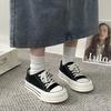 Cream platform canvas shoes women's 2025 new summer thin little white shoes versatile niche big head shoes student board shoes