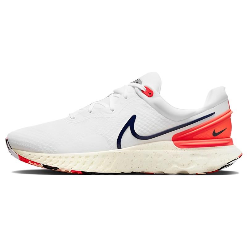 Nike React Miler 3 'White Bright Crimson' Sneakers DD0490-103