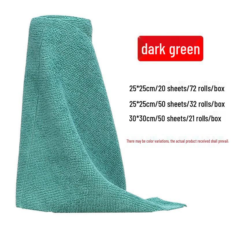 Tearable Non-Stick Oil Dishcloth Roll - Polyester-Nylon Kitchen Cleaning Rag