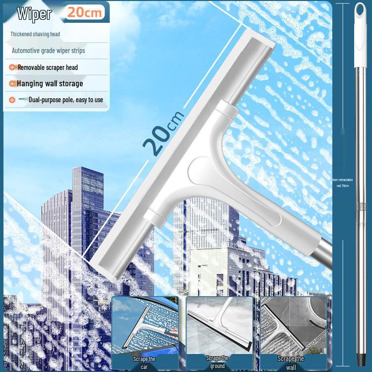 Multi-functional Soft Rubber Glass & Floor Wiper for Home and Office