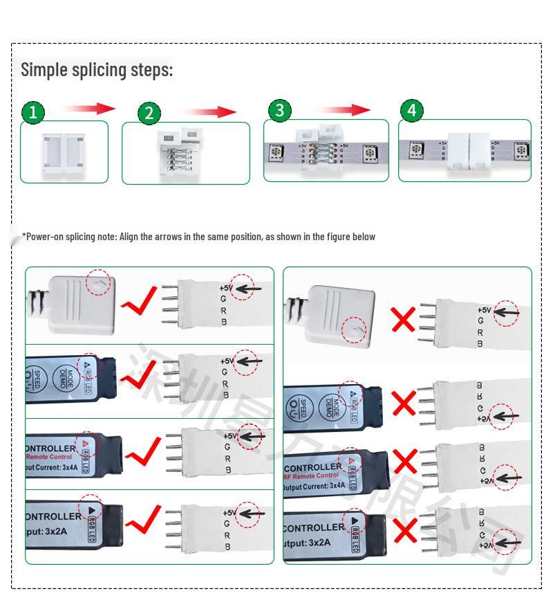 In-Stock 5V Low Voltage RGB LED Strip Light Set with Bluetooth - Ideal for TV Backlight and Atmosphere Decoration