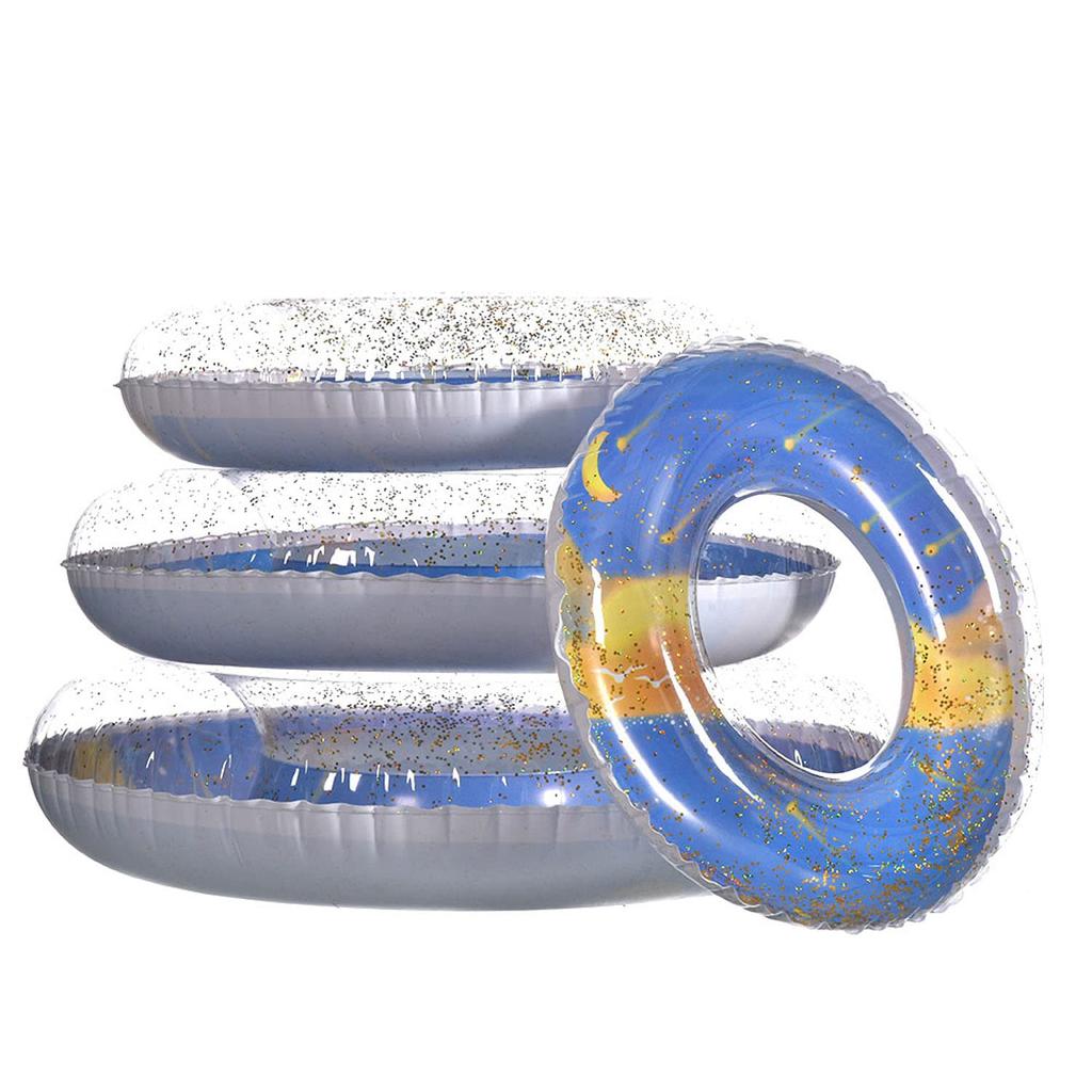 Schattige Regenboog Zwemband voor Kinderen, Zwembanden, Opblaasbaar, Stijlvol, voor Volwassenen en Kinderen, Strand, Zwembad, Feestjes, Oefening en Hitteverlichting (Meteoor, 70cm)