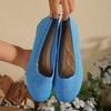 Wish Large Size Round Head Flat Bottom Lazy Single Shoes Women's Flying Weaving Breathable Flat Heel Shallow Mouth Work Shoes Ebay