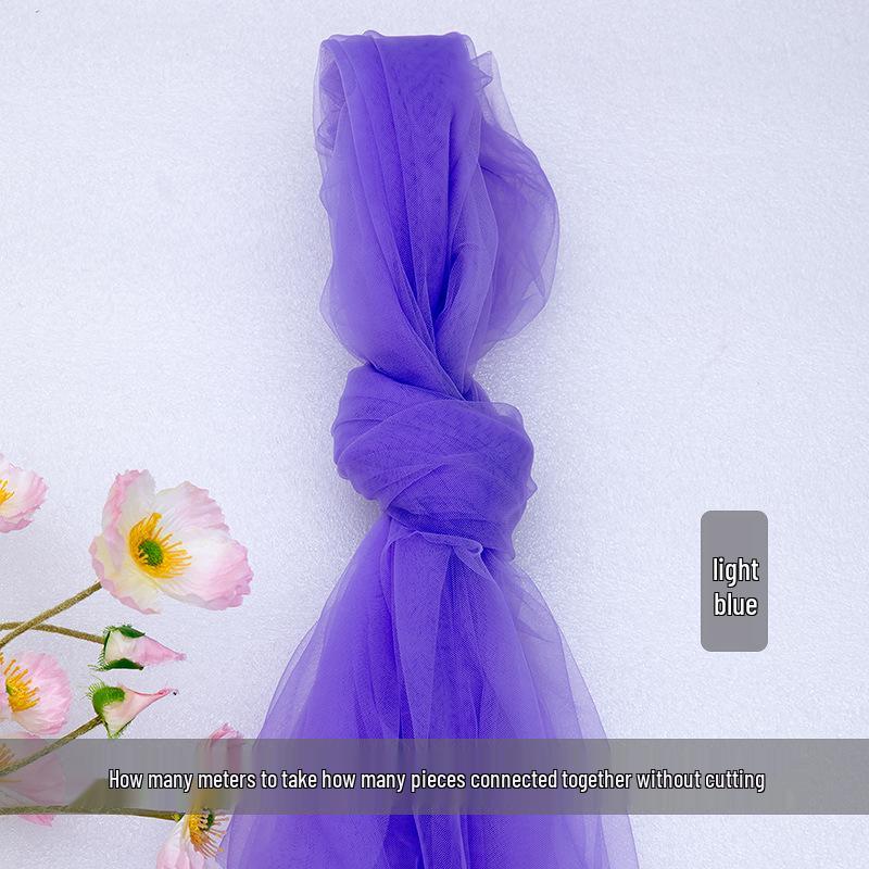 

Kindergarten Autumn Ambiance Chinese Style Orange Fabric Drapes - Soft Gauze Fairy Mist