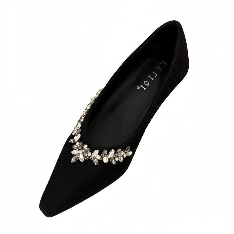 Fashion elegant show high small fragrant lazy shoes sweet European and American 2025 Internet celebrity new dopamine elegant single shoes women