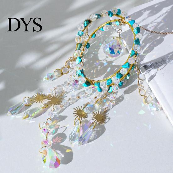 Unique Housewarming Gift Crystal Suncatcher Hanging, Ball Prism Rainbow Maker Pendant Sparkling for Garden Patio Backyard Car Home Indoor Outdoor