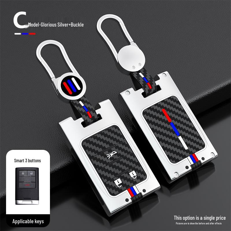 Cadillac Key Cover: Fits XTS, SRX, Escalade, ATS, SLS - Premium Shell for Older Models