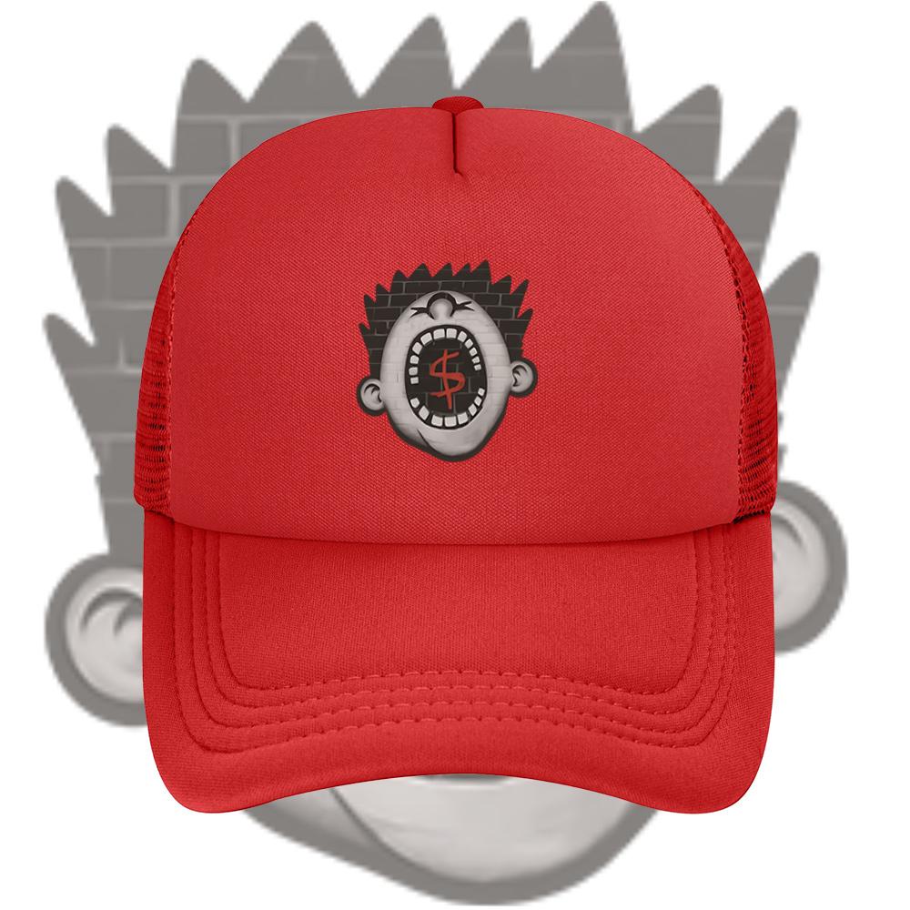 Big mouth symbol money brick wall Baseball Cap Anime Graphic Hats Adult Unisex Women Sports Outdoor