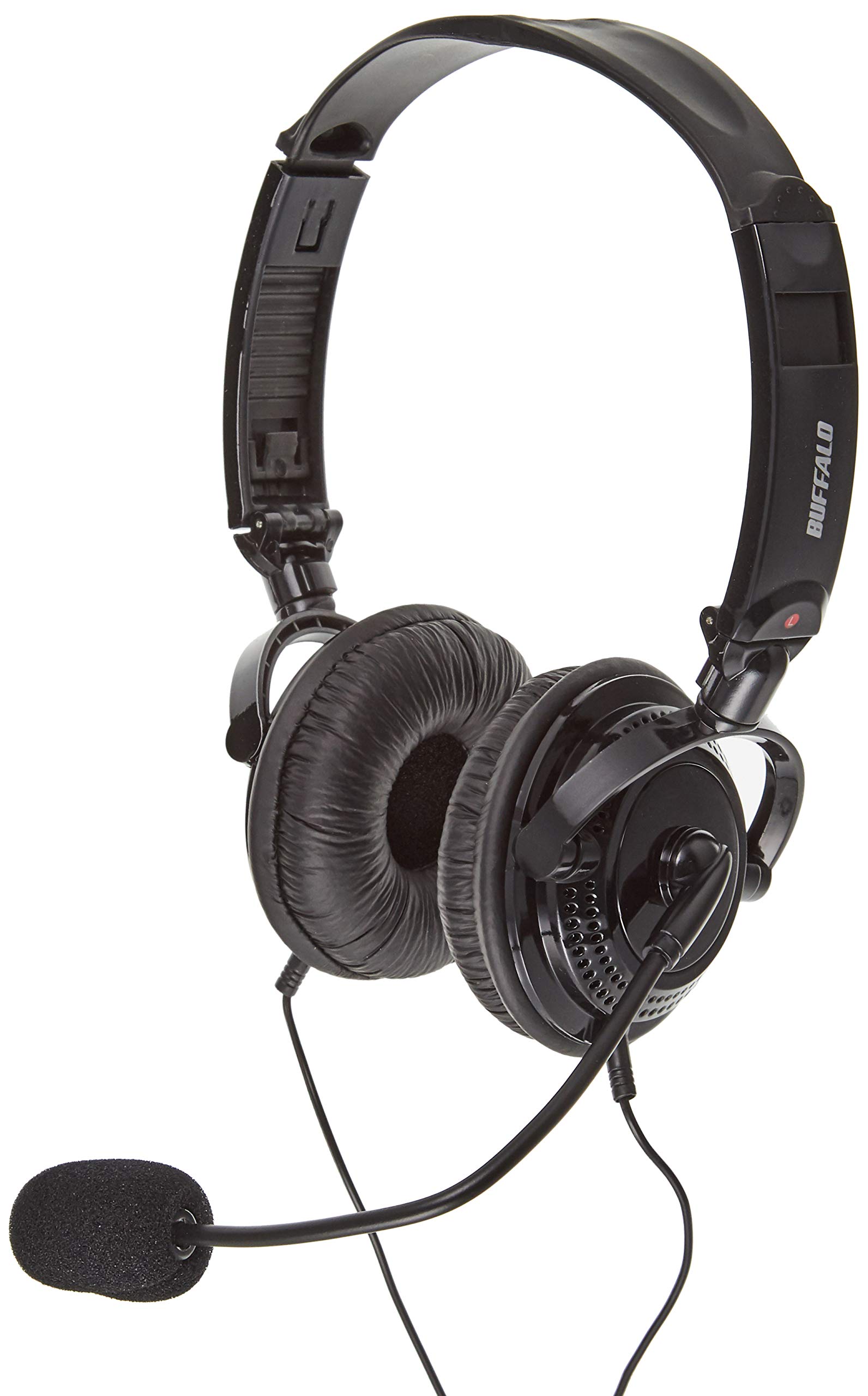 

Buffalo BUFFALO Binaural Headband Headset Large Folding Driver BSHSHCS315BK 4-Pole
