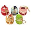 Simulation Cake Keychain Simple Funny Food Keyring Fashion Fruit Dessert Pendant  Best Friend Gift