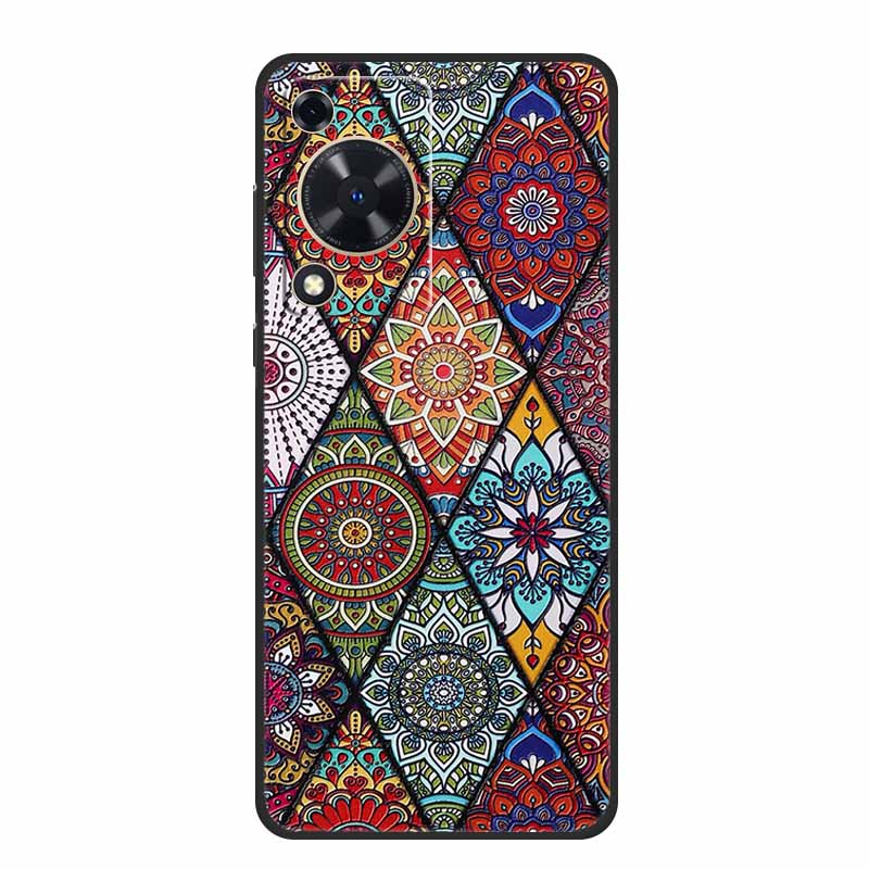 3D Emboss Case For Huawei Nova Y72s Y63 Y72 12s Pura 70 Pro Ultra P60 Pro Phone Case Y 72 S Y 63 Black Silicone Soft Back Cover