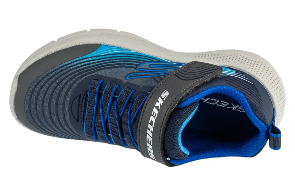 Skechers Microspec Advance, for Boy Navy Sneakers