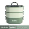Microwaveable Insulated Lunch Box with Cutlery: Large Capacity Bento for Office Workers and Students