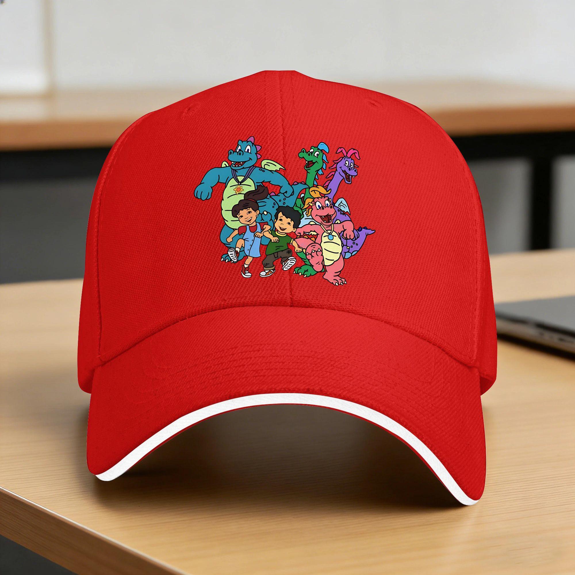 Dragon Tales  Baseball Cap  Unisex Unisex Print Hip Hop Hats Spring Fitted Retro Kpop Rock Wholesale Snapback Cap One Size