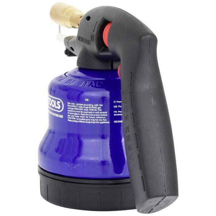 Chalumeau propane kstools - corps métal - flamme 1700c - brûleur haute capacité