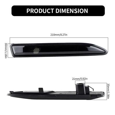 2PCS Only Shells Side Marker Light Covers Turn Signal Lights Housing For Ford Mondeo Mk4 Saloon BA7 2007.03-2015.01 OEM# 1476730