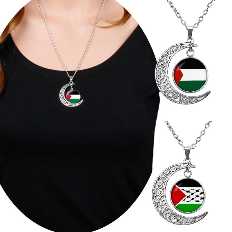 Vintage Geometric Alloy Pendant Necklace With Hollow Moon Design Ideal For Sweaters 15g