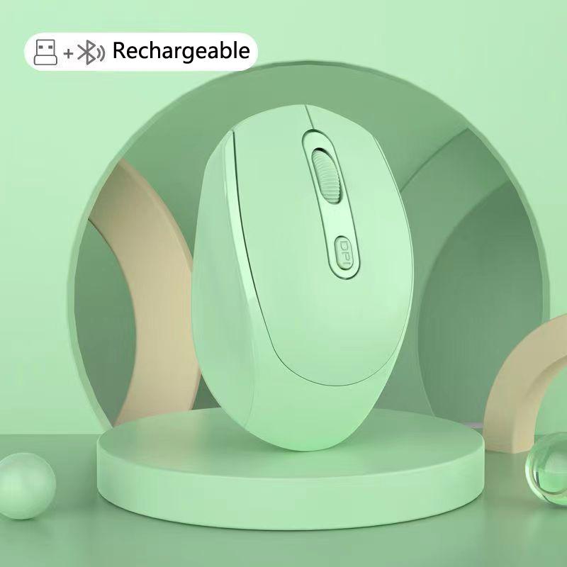 Drahtlose Maus 2,4G Bluetooth Ergonomische Optische PC Laptop Schnurlose Mäuse für Windows Computer Büro