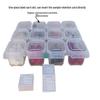COKRSUPE 12-Compartment Food Sample Box with Lid